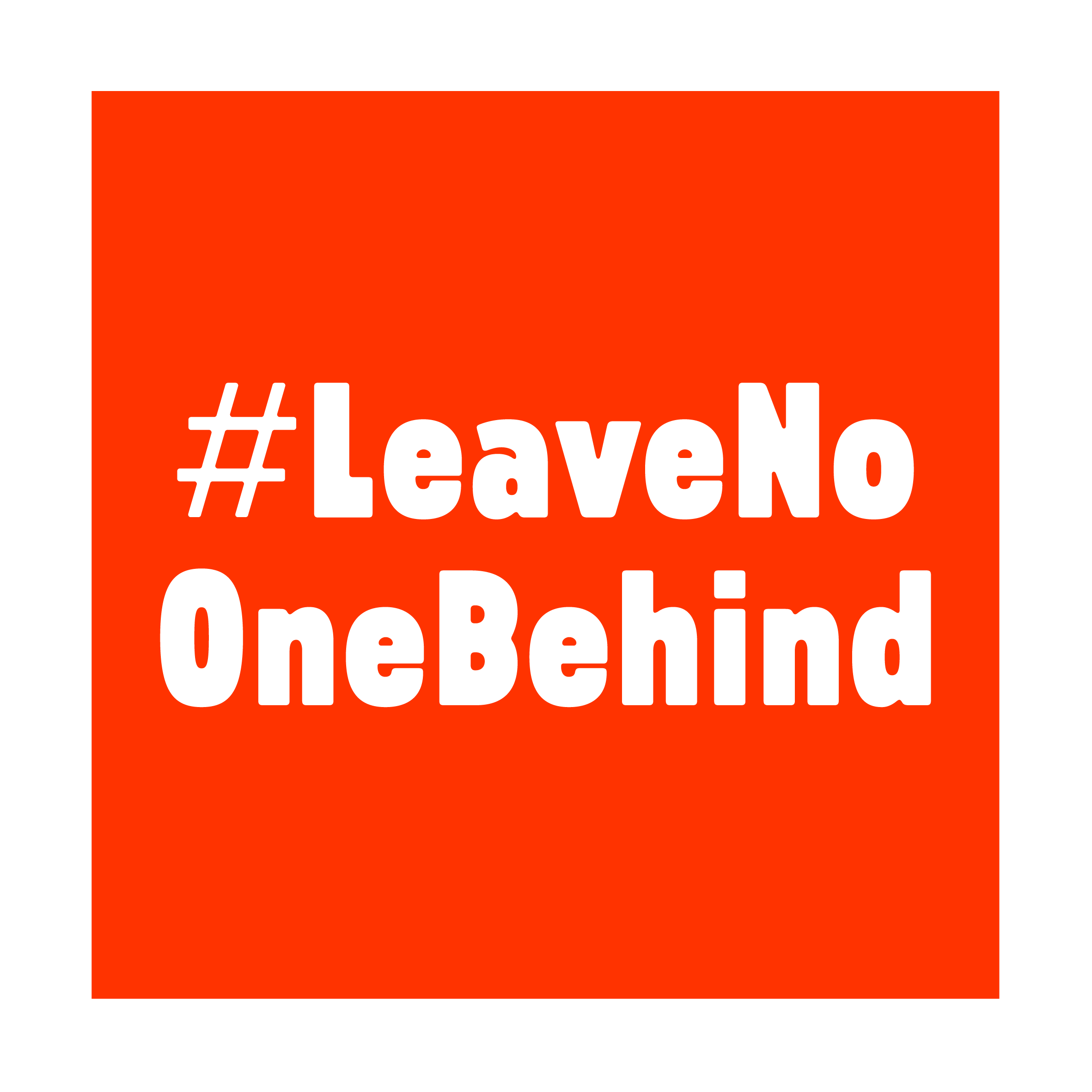 Leave No One Behind